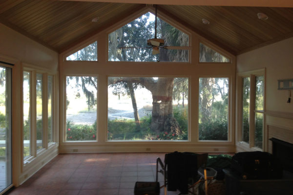 Inside look at a beautiful Hilton Head home with window film installed.